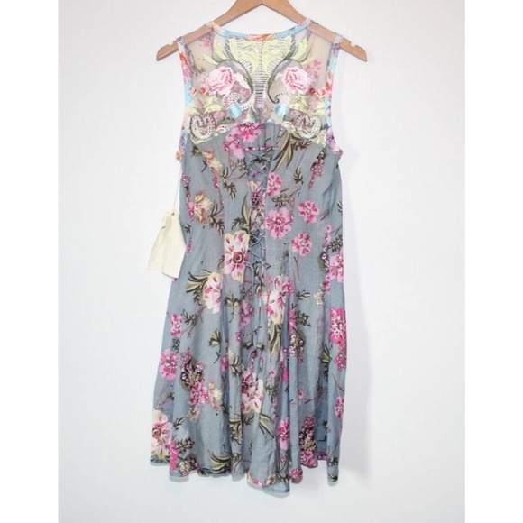 NWT Aratta Silent Journey Aurora Tunic Ombre Floral Embroidered Small H14392 - Picture 14 of 16